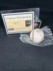 Whitey Ford signed Rawlings World Series MVP Logo Baseball Yankees HOF W/COA