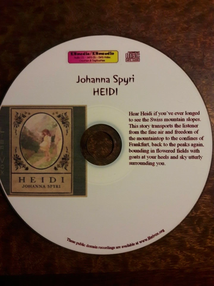 Johanna Spyri / HEIDI - Unabridged Classic Audiobook Mp3 CD 9+Hrs