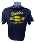Chevrolet Parts & Service Navy Blue T-Shirt (Licensed)