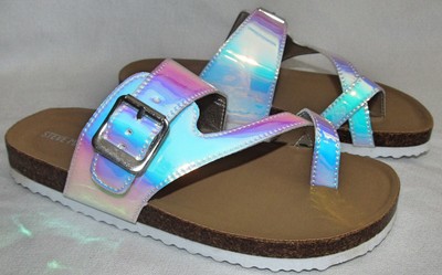steve madden iridescent sandal