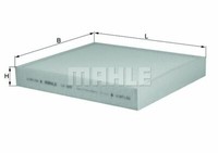 Mahle Innenraumfilter FüR Skoda Fabia Ii Iii,Rapid,Roomster; Audi A1; Vw Polo