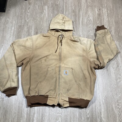 Carhartt Jacket XL 00s Y2k Distressed Carpenter Detroit Duck