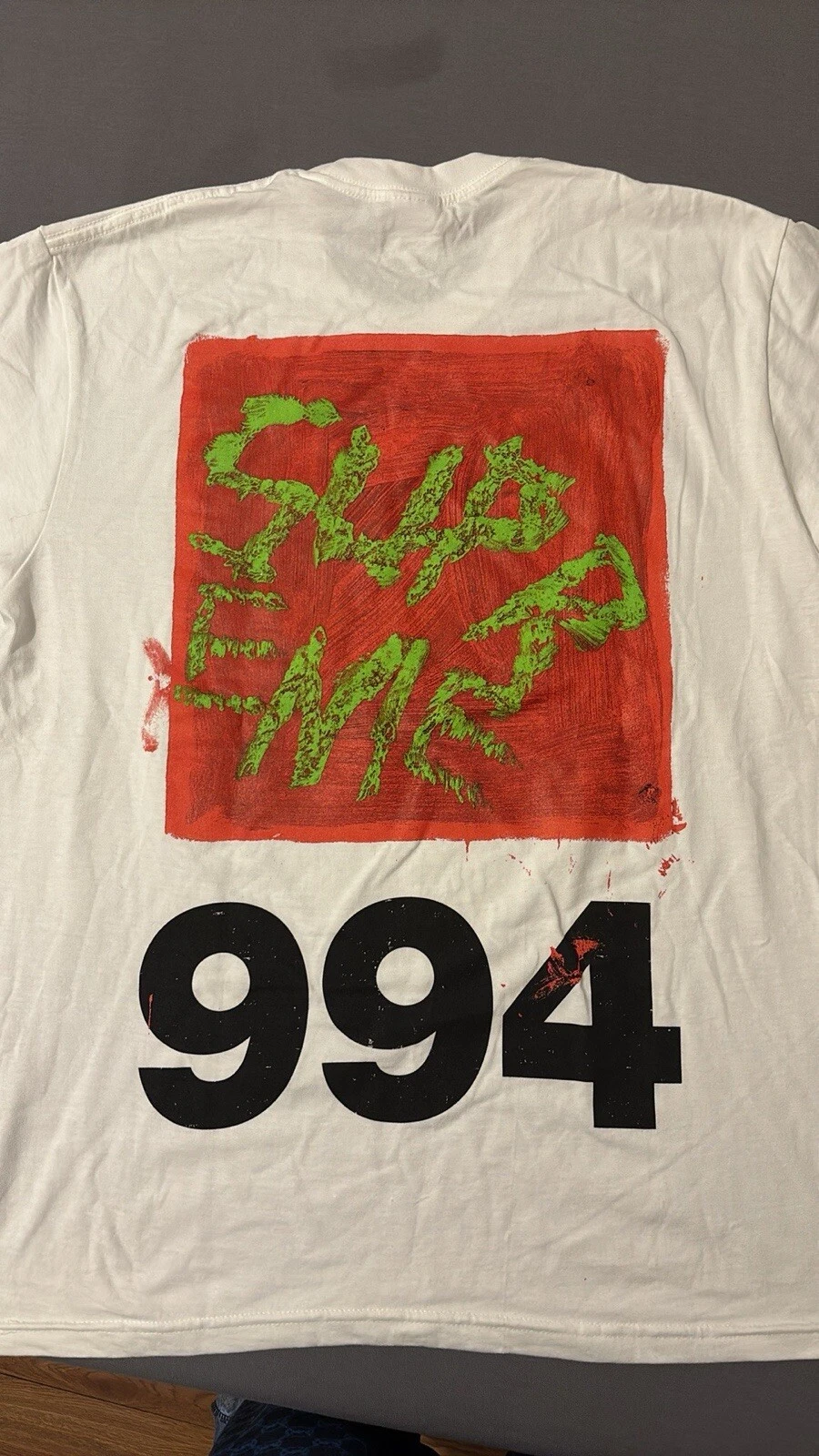 Tee shirt blanc Supreme Paint NEUF 