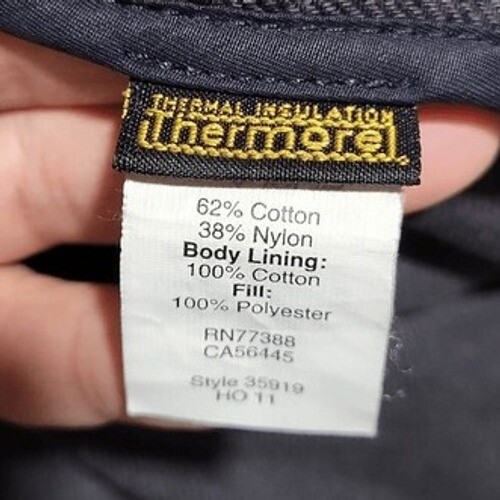 J. Crew Sussex Walker Steppweste Herren Small blau Thermore isoliert durchgehender Reißverschluss - Bild 7 von 8