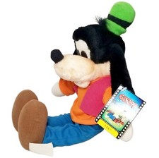Vintage Goofy Plush Disneyland Disneyworld Stuffed Toy With Original Tag