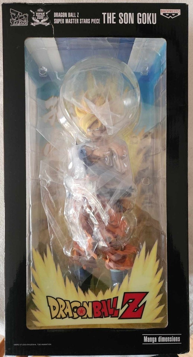 DBS Figurine The Son Goku Super Master Stars Piece Manga Dimensions