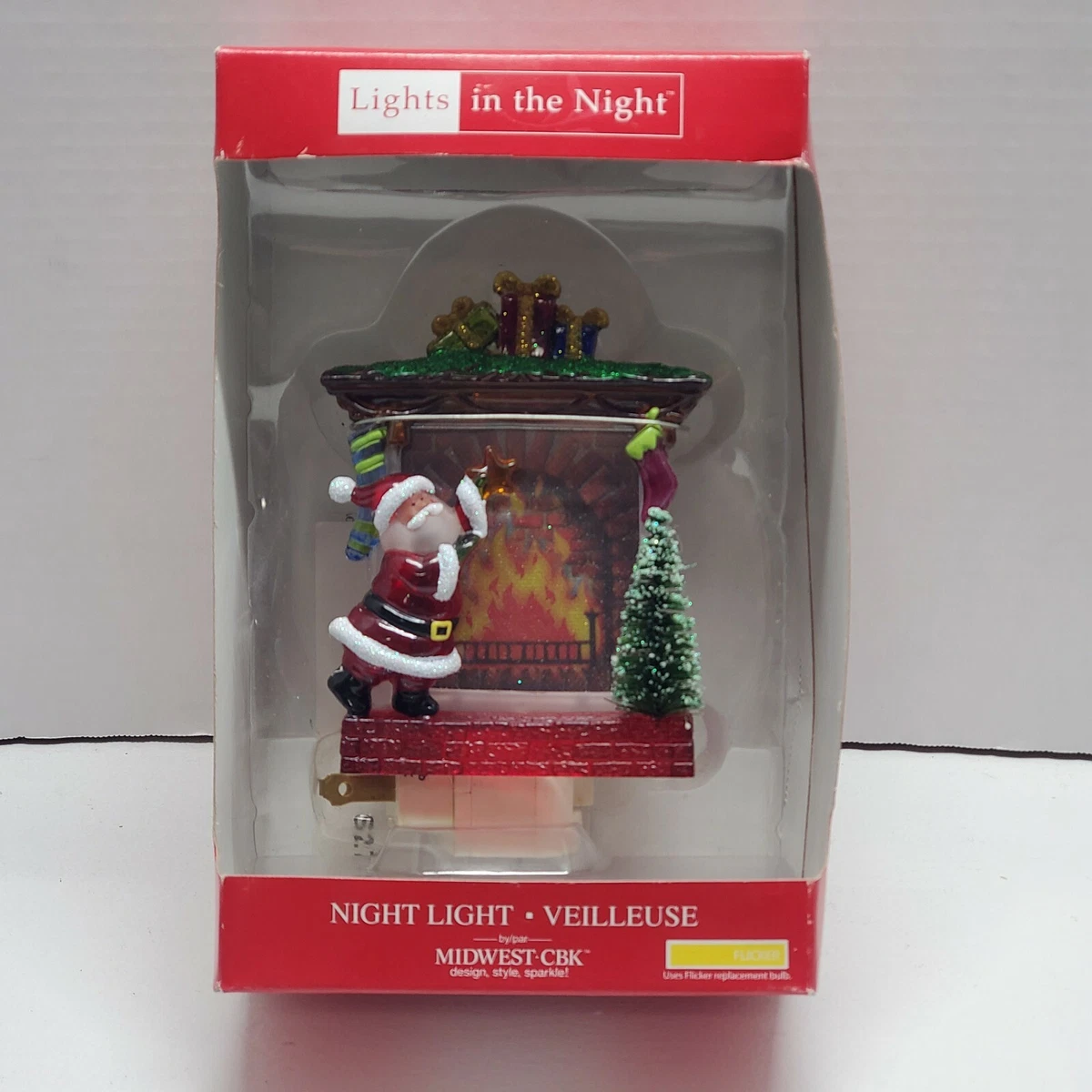 Christmas night lights plug on sale in