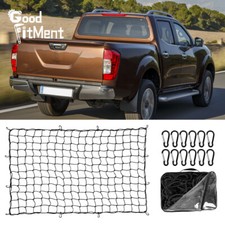For Nissan Navara D40 D22 D23 1.8x1.2 m Stretches to 3.6x2.4m Cargo Net 12 Hooks