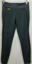 Lole Black Snakeskin Print Leggings Womens Size Small Mid Rise Stretch Cotton