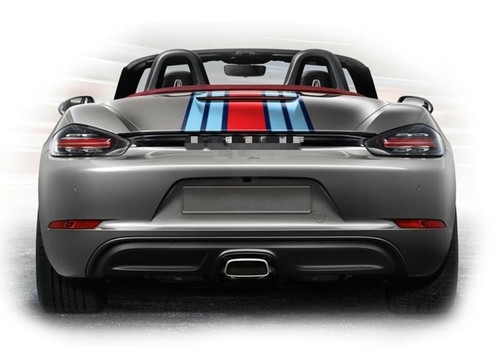 Racing Stripe Car Sticker For Porsche 718 boxser Bonnet Rear Side Door ...