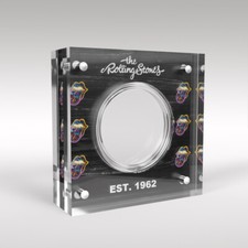 The Rolling Stones Music Legends £5 Plexiglas Münzvitrine