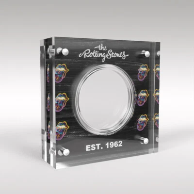 The Rolling Stones Music Legends £5 Perspex Coin Display Case