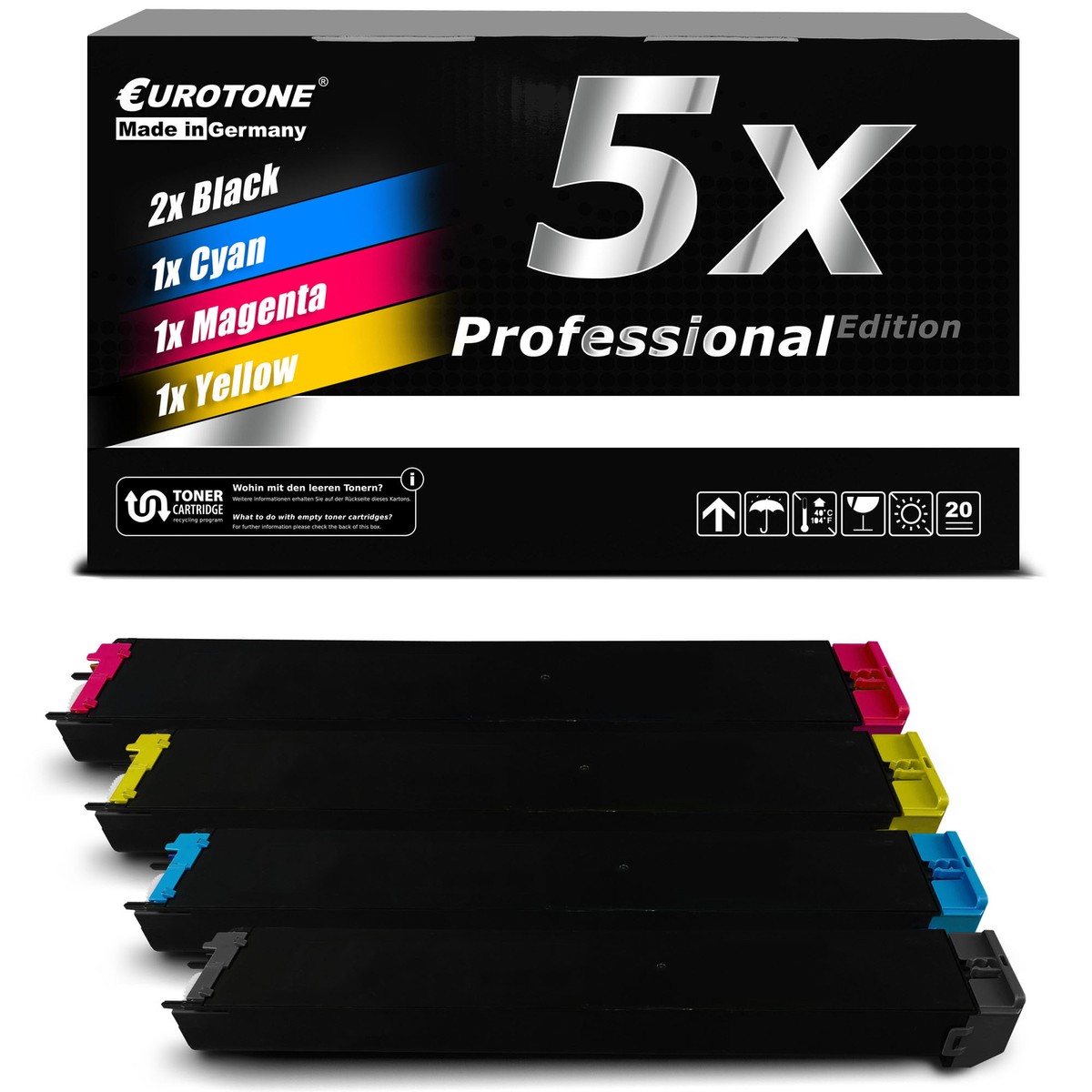 Cartouche De Toner Sharp D'origine - Modèle MX-23GT-MA (couleur Magenta) - Neuf Sous Blister