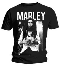 Bob Marley Black White T-Shirt NEW OFFICIAL