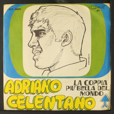 ADRIANO CELENTANO: la coppia piu'bella del mondo CLAN 7'' Single 45 RPM Italy