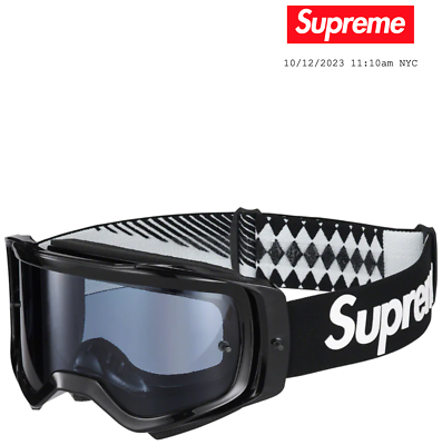 SUPREME FOX RACING GOGGLES ****BOTH RED & BLACK PAIR IN SUPREME FOX RACING GOGGLES ****BOTH RED & BLACK PAIR IN