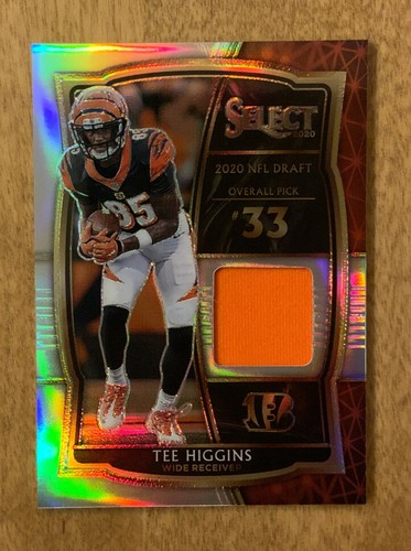 2020 Select Tee Higgins Draft Selections Jersey Silver Prizm #7/99 RC Hot Card