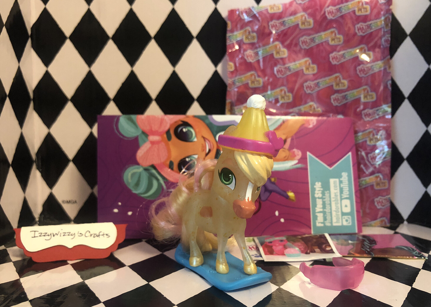 Hairdorables Pets Series 2 Hotshot Harlow Pony Horse Rooted Hair New ...