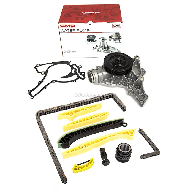 Kit de cadena de distribución Mercedes-Benz C230 C280 C300 C350 CLK350 bomba de agua ajuste 05-15 Foto 4 de 4