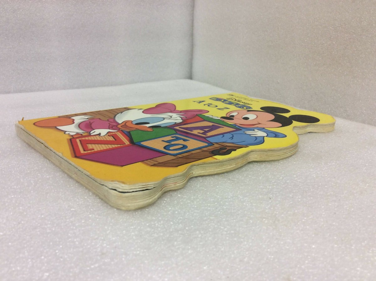 DISNEY BABIES A TO Z Golden Sturdy Shape Board Book 1989 | eBay