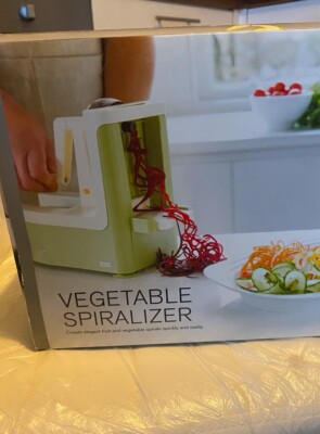 3 Klingen Spiralisierer Lebensmittel Schneider Zerkleinerer Reibe Gemüse Spaghetti Maschine