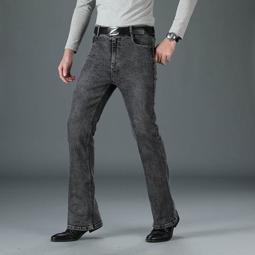 Men Jeans Bell Bottom 60s 70s Flared 