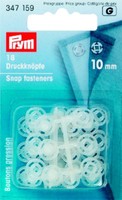 18 Prym DruckknöPfe Zum AnnäHen 10Mm Transparent Kunststoff