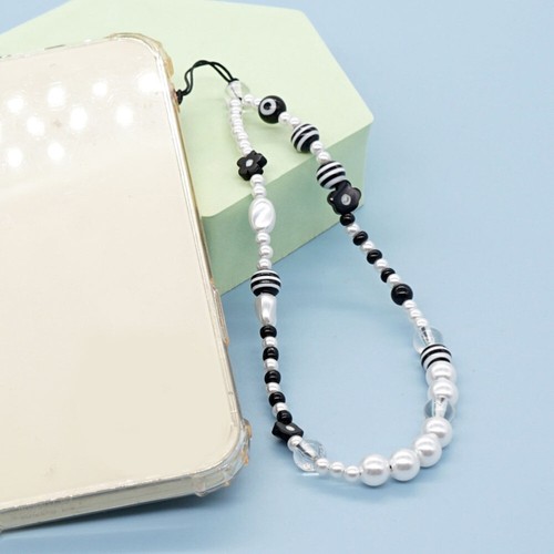Telefon Dangle Charm Telefon komórkowy Pasek na nadgarstek Koraliki Telefon Koraliki Pasek - Zdjęcie 8 z 12