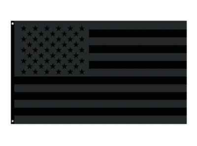 3x5FT All Black American Flag US Black Flag Tactical Decor