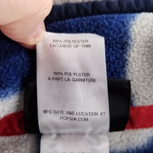 Patagonia Synchilla Snap T Mens XS Floral Hawaiian Blue Fleece Pullover Sweater - Picture 16 of 16