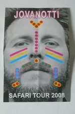 piccola LOCANDINA concerto JOVANOTTI safari tour  2008  TICKETS rock