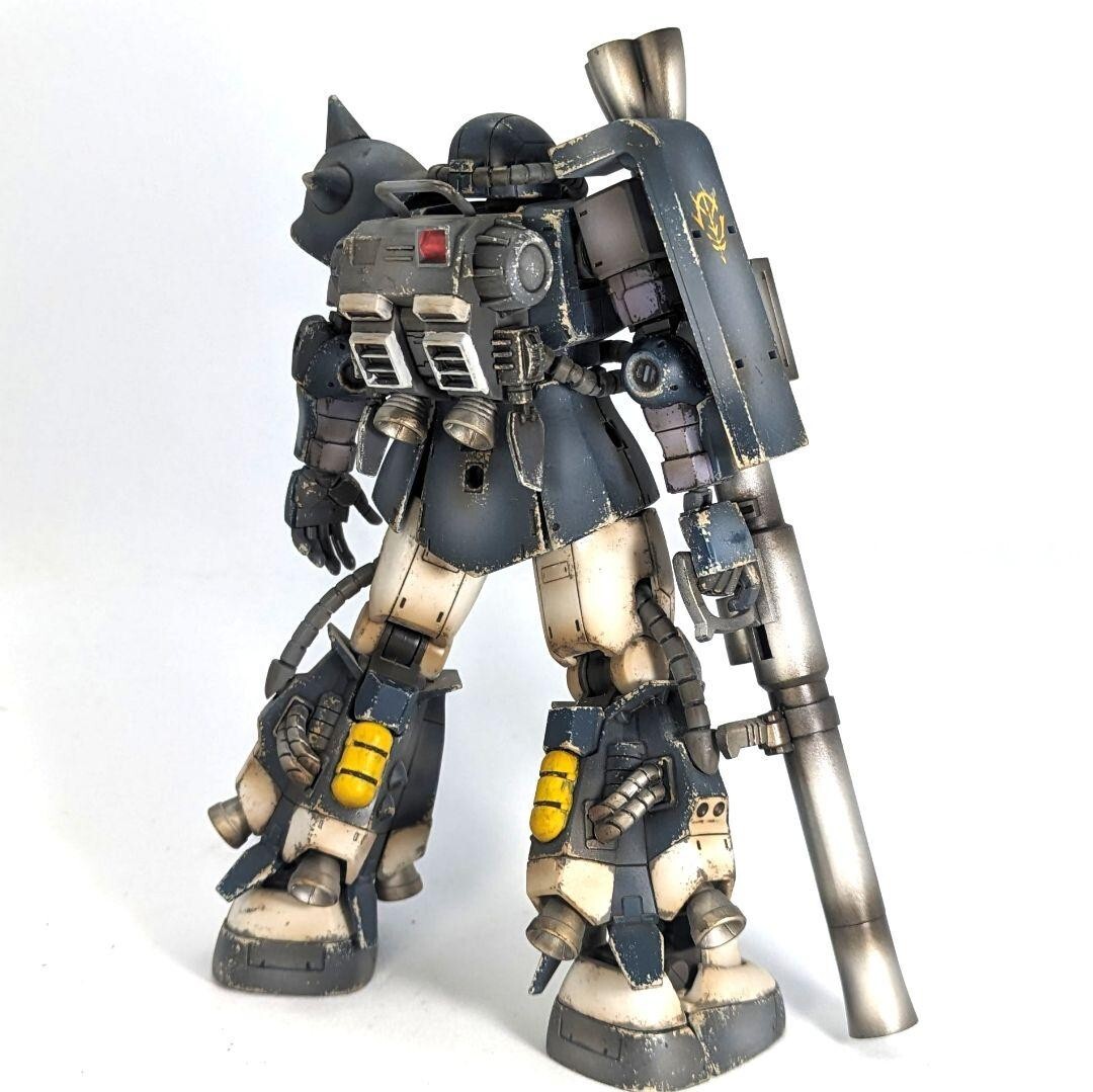 ロボット HG MS-06R-1A ZAKU II 1/144 Hg 1/144 Gaogao Zaku Ms-06R-1A Assembly Action Model Kit 005
