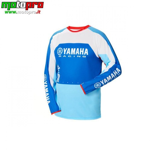 YAMAHA Maglia UOMO Zenkai MX AZZURRA | eBay