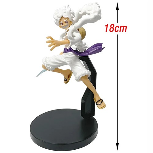 Anime ONE PIECE Figure Giocattolo 18cm Nika Monkey D Rufy Action Figure Bambole PVC - Foto 20 di 25