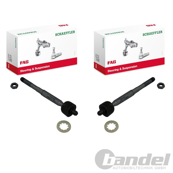 2X Schaeffler FAG Axialgelenk Spurstange Passend FüR Renault Grand Megane ScÉNic-image