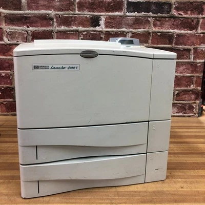 HP LaserJet 4050TN 4050 Network Laser Printer Dual Tray No Toner (WORKS) - Image 1 of 4