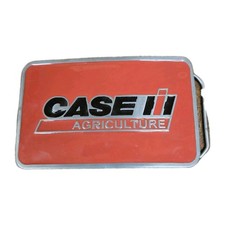 Case International Harvester Agriculture Belt Buckle 2013 Red Enamel