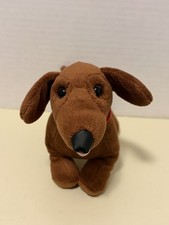 Build A Bear Baby Mini Dachshund Brown Puppy Dog Plush Stuffed Animal