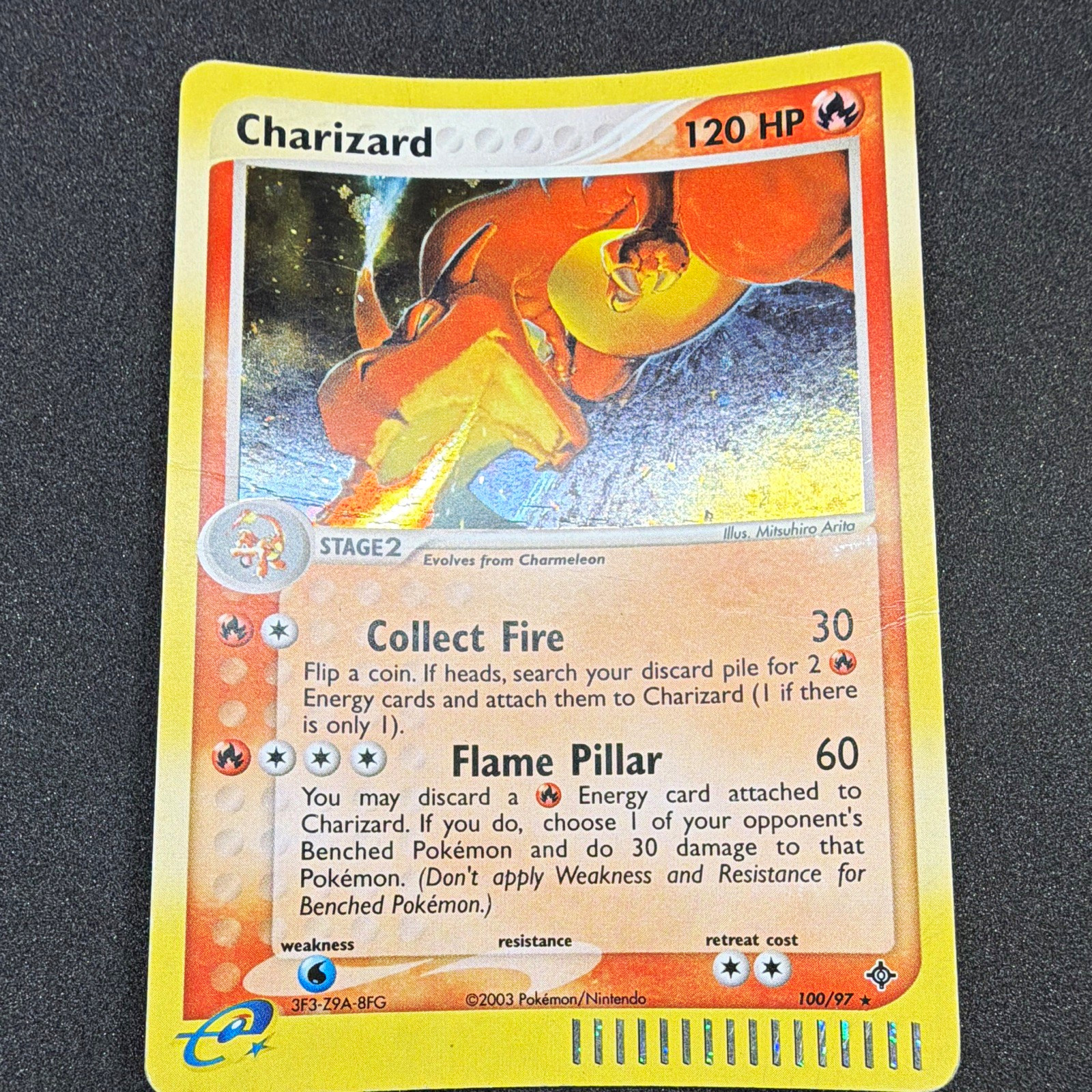 Pokemon Charizard 100/97 EX Dragon Holo Secret Rare 70 HP English