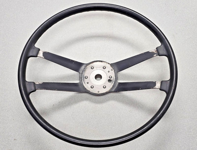 NICE USED ORIGINAL GENUINE VDM PORSCHE 911 912 420mm EBONITE STEERING WHEEL