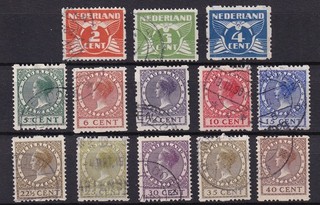 Nederland Roltanding 19 31 twee zijdige roltanding 1926 gestempeld cw € 107