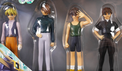Ensemble de 7 figurines Bandai Mobile Suit Gundam Wing Hero Collection