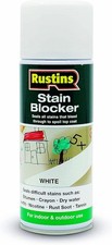 Rustins Stain Blocker Aerosol White Multi Purpose Primer Interior/Exterior 400ml