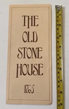 Old Stone House Brochure Guide Rock Creek Park National Park Service NPS 1970s