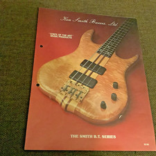 KEN SMITH Basses - B.T. Series - brochure - tri/gatefold