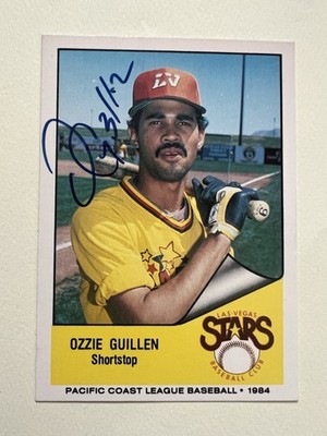 1984 CRAMER Pacific Coast League HOFer Ozzie Guillen #236 SIGNED