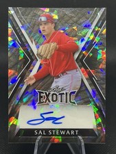2023 Leaf Exotic Sal Stewart #BA-SS1 Crystal Elephant Autograph 3/5 Cincinnati