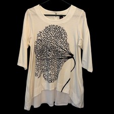 Cupcake International Tunic Womens S White Go...