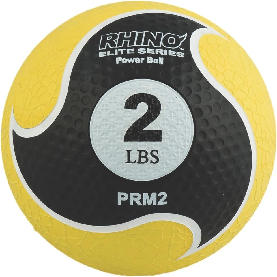 2lb Rhino Elite Medicine Ball - Durable Rubber for Core & Strength Training - Image 3 of 4