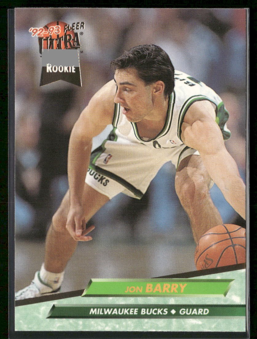 1992-93 Ultra #296 Jon Barry